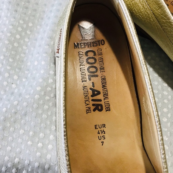 Mephisto gold mocasins - Picture 5 of 10